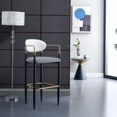 Modrest Buchtel 經典時尚皮革吧檯椅